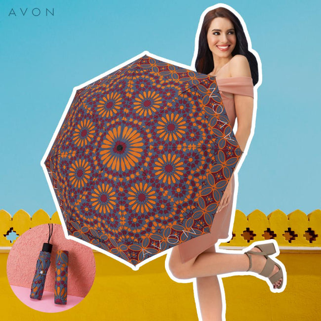 Avon Mosaic Madness Foldable Umbrella