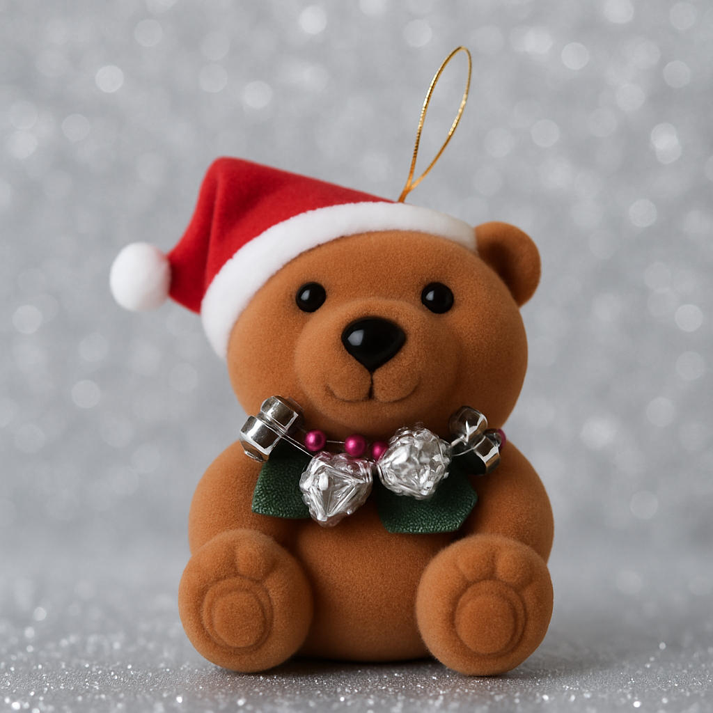 Avon Teddy Xmas Earrings