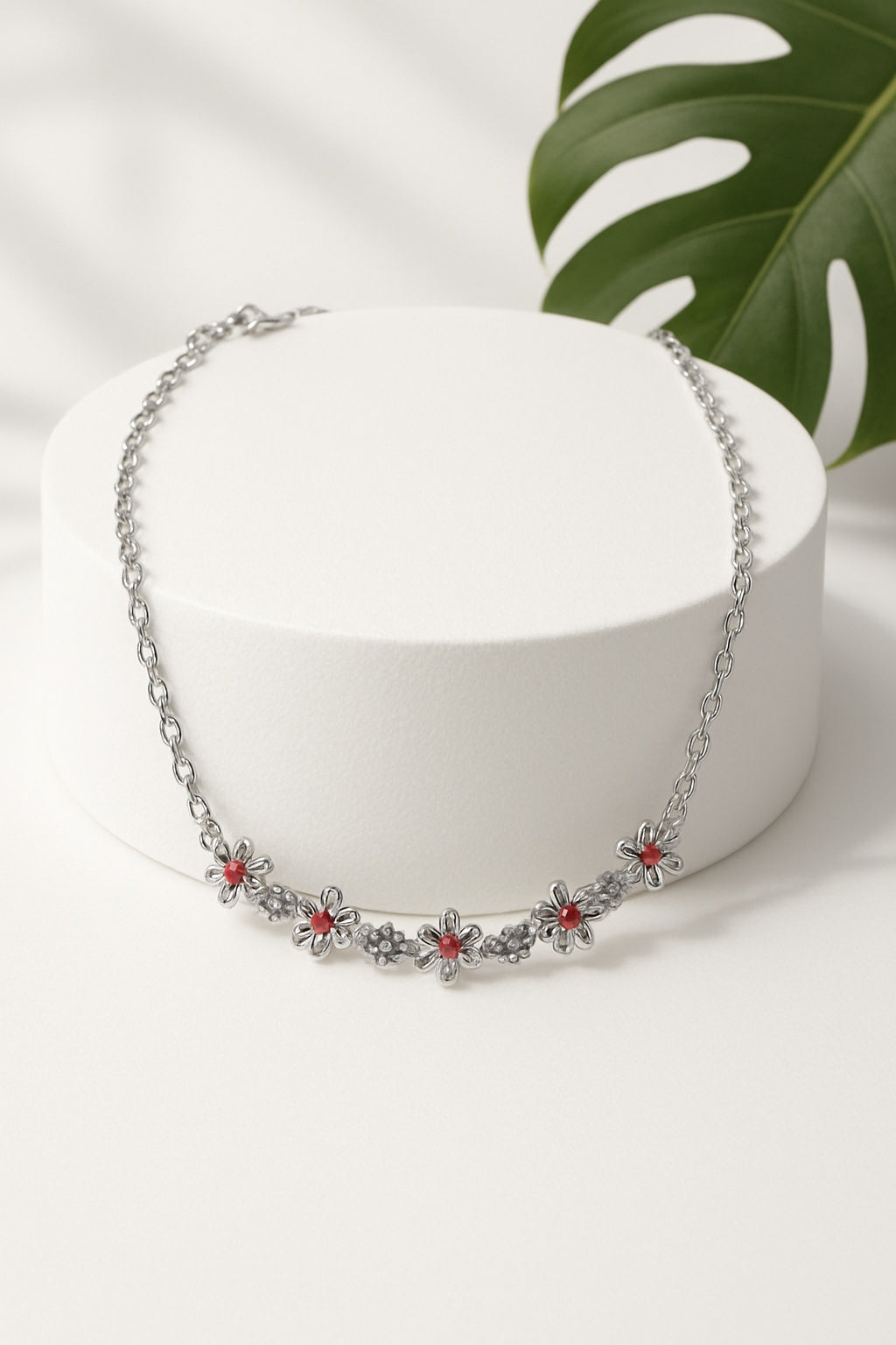 Avon Birthstone Flower Anklet - January