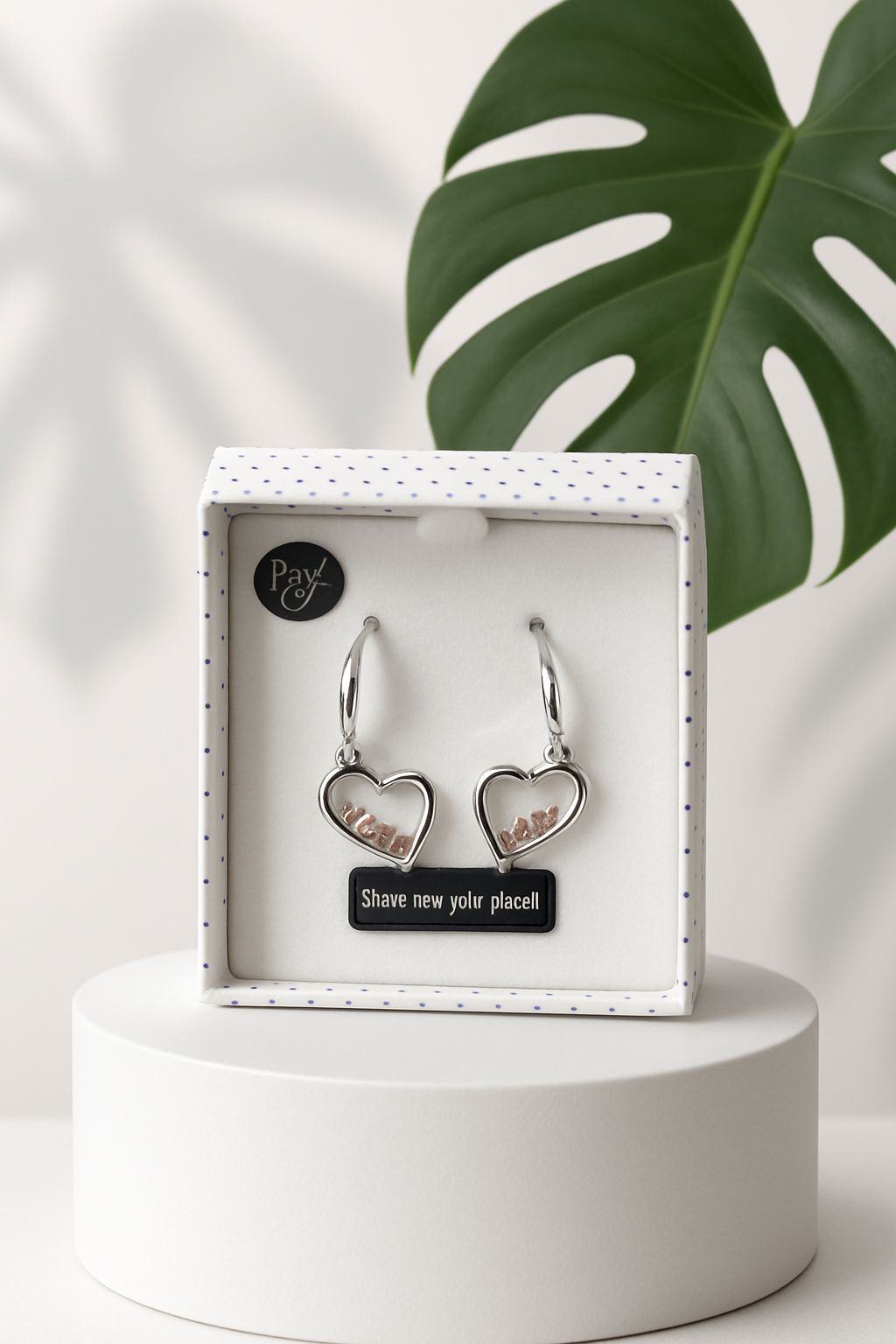 Equilibrium Glamour Heart Earrings