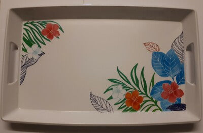 Floral Serving Platter
