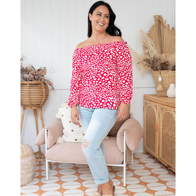 Freez Byron Top - Pink/Pebble