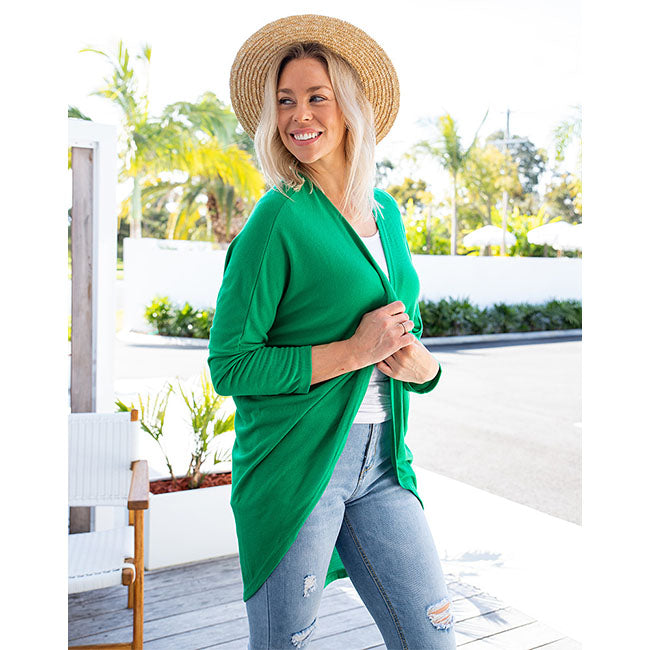 Freez Circle Cardi - Green