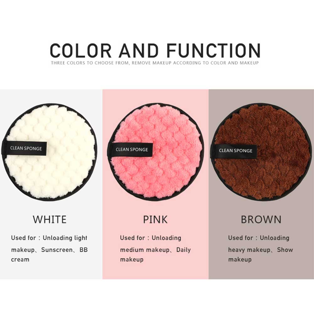 Micro Fibre Makeup Remover Puffs