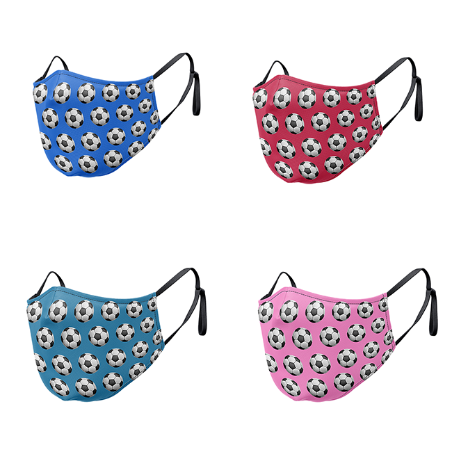 Maskit Face Masks Soccor Balls