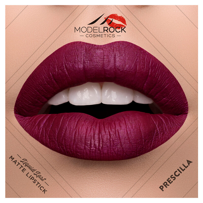 Model Rock Liquid to Matte Longwear Lipsticks