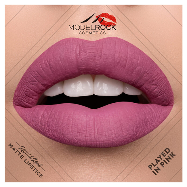 Model Rock Liquid to Matte Longwear Lipsticks