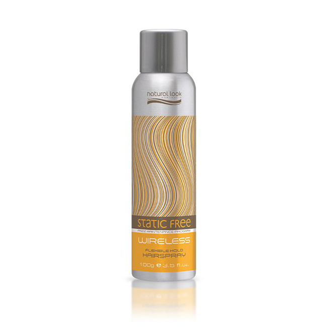 Natural Look Static Free Frizz Wireless Hairspray