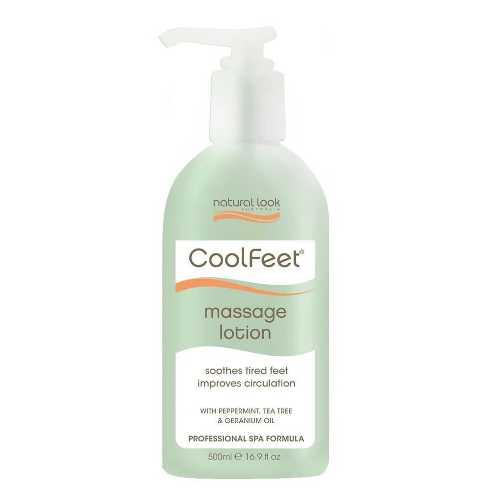 Natural Look Cool Feet Massage Lotion