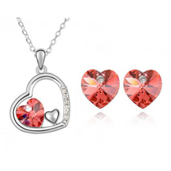 Sassy Lovely Heart Necklace Sets