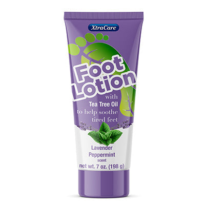 Xtracare  Foot Lotion with Tea Tree Oil - Lavender Peppermint
