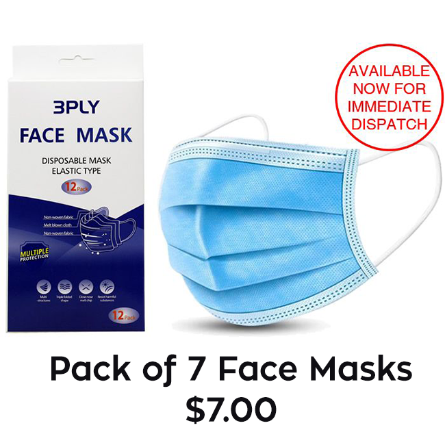 Z3 PLY Disposable Mask – Elastic Type (12 Pack)