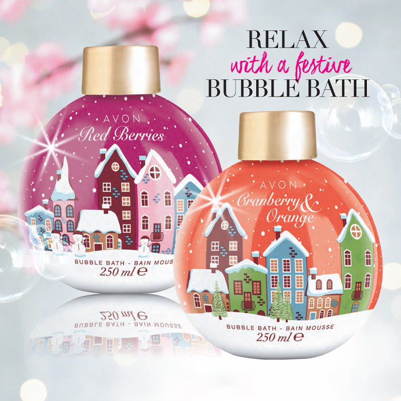 Avon Xmas Bauble Bubble Baths