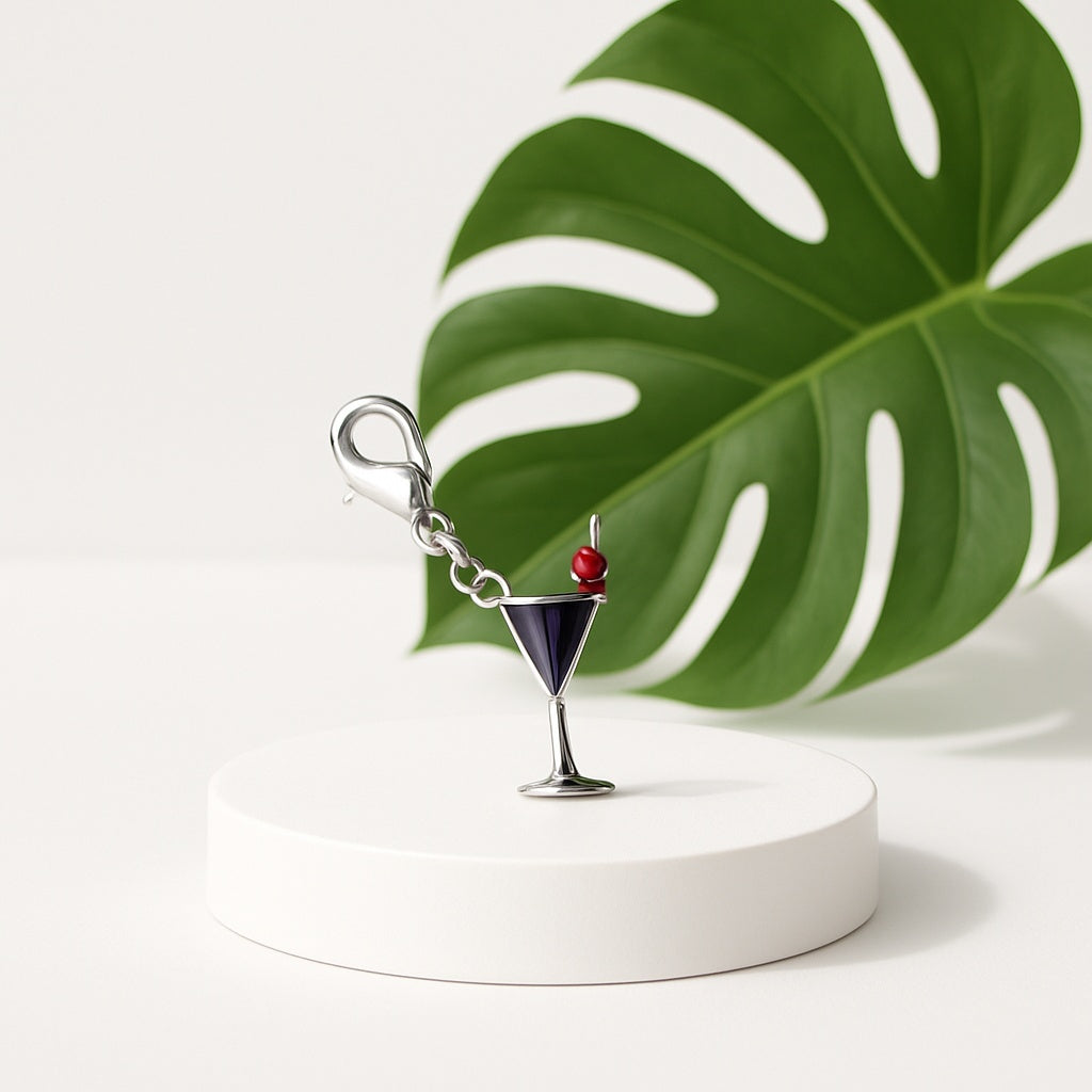 Avon Cocktail Glass Charm