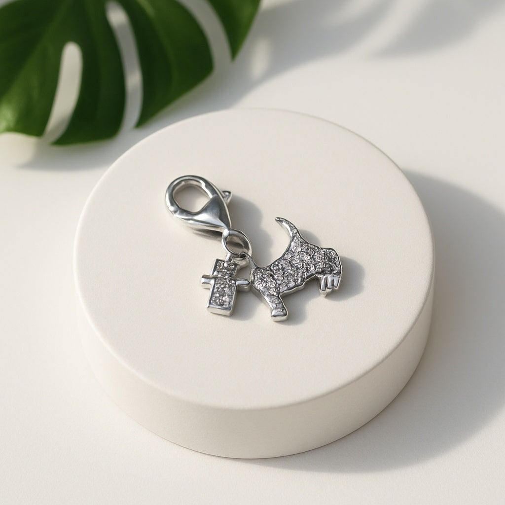 Avon Embellished Dog Charm
