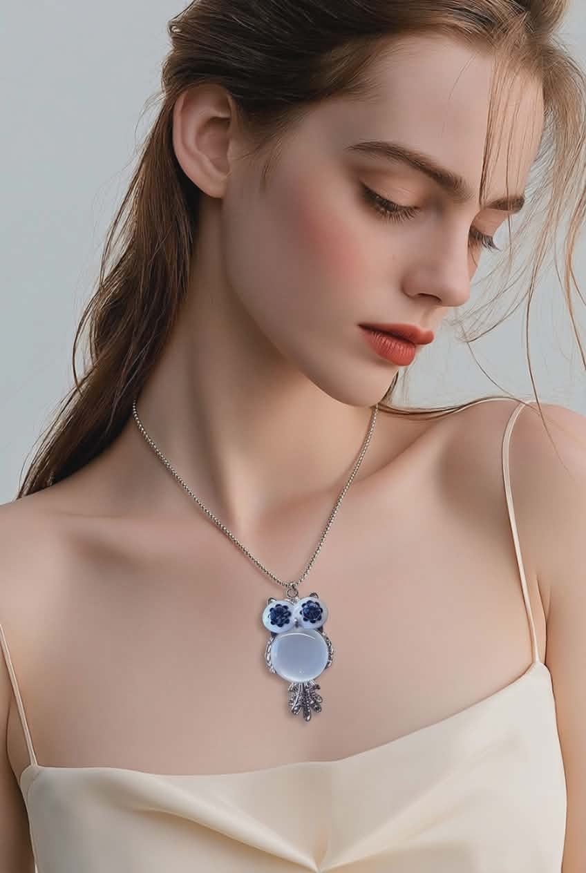 Avon Lula Owl Necklace