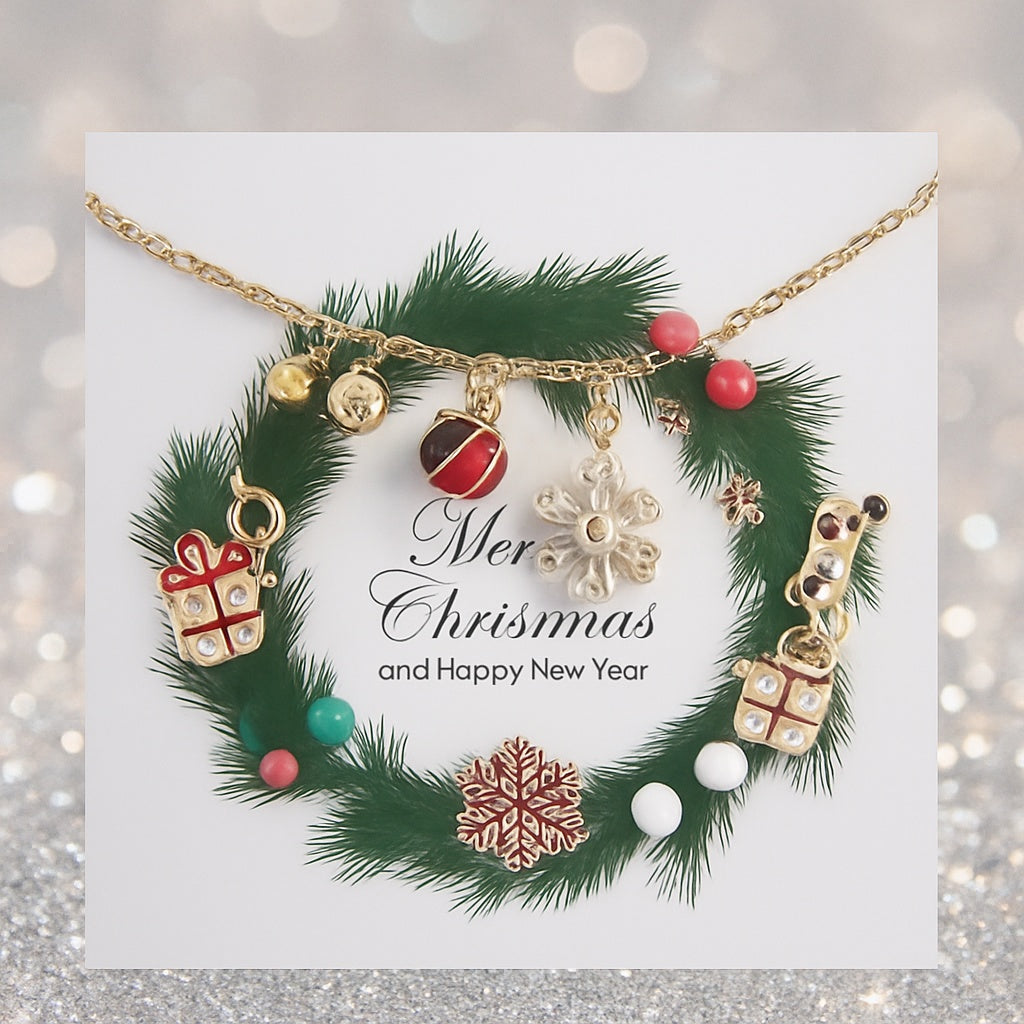 Avon Wreath Necklace and Earring Giftset