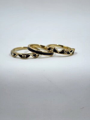 Avon Deco Fab 3 Piece Ring Set