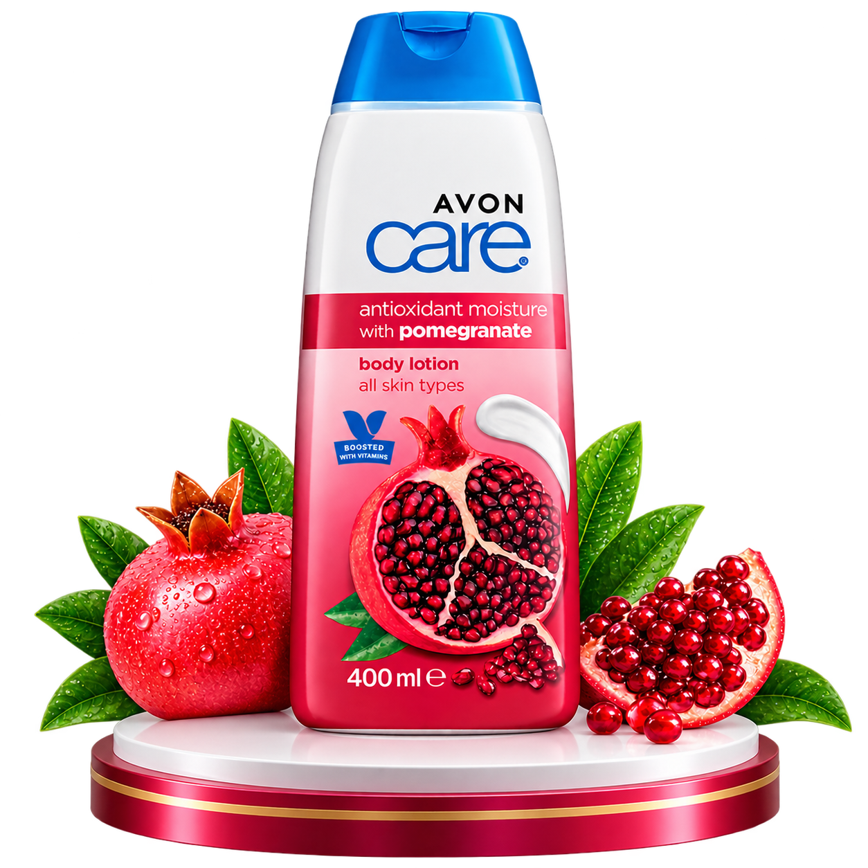 Avon Care Antioxidant Moisture with Pomegranate Body Lotion – nourishing daily body moisturiser.