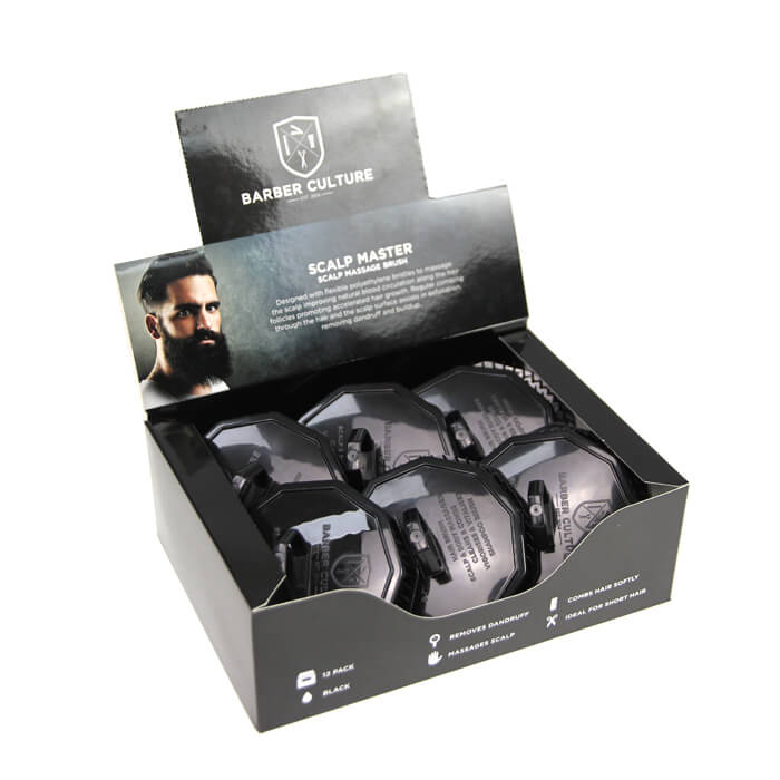 Barber Culture Scalp Master Brush Black