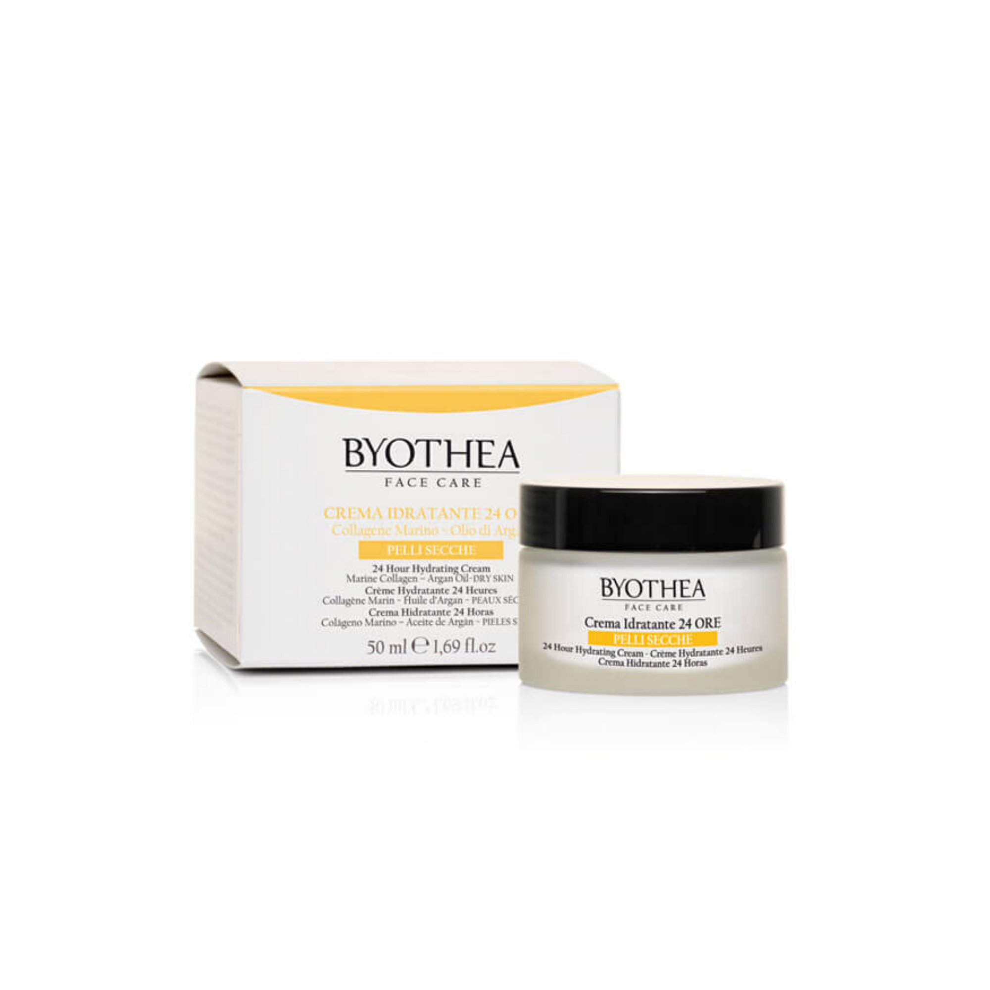 Byotea Hydrating Cream 24hr Dry Skin Collagen And Argan Oil