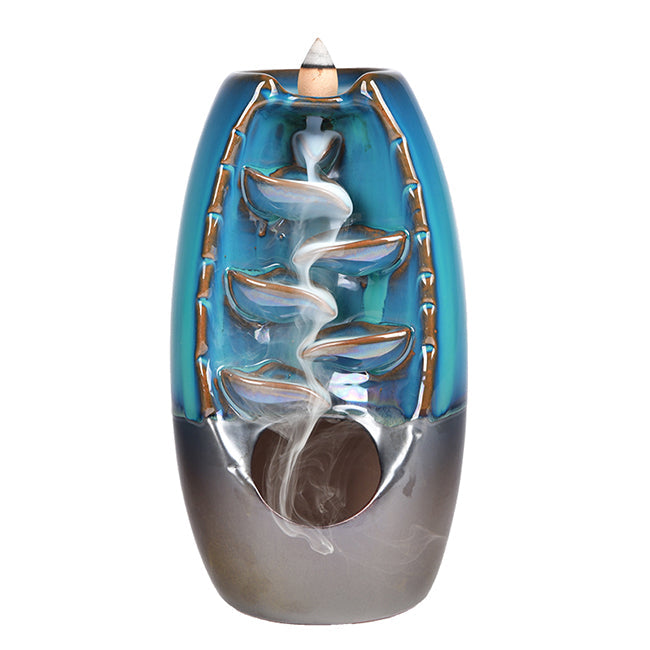 Ceramic Waterfall Design Backflow Cone & Stick Burner