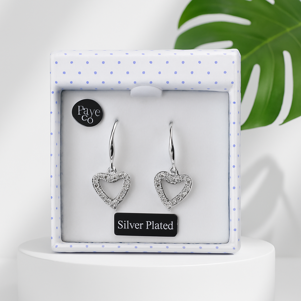 Equilibrium Glamour Heart Earrings