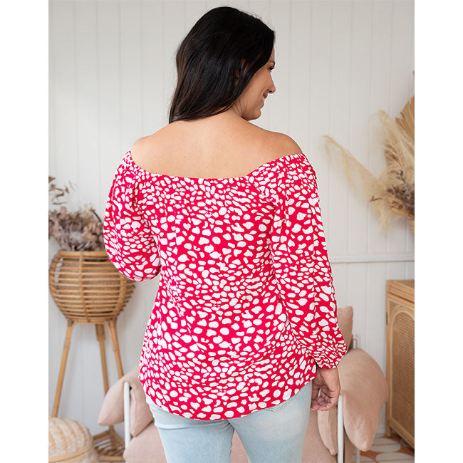 Freez Byron Top - Pink/Pebble