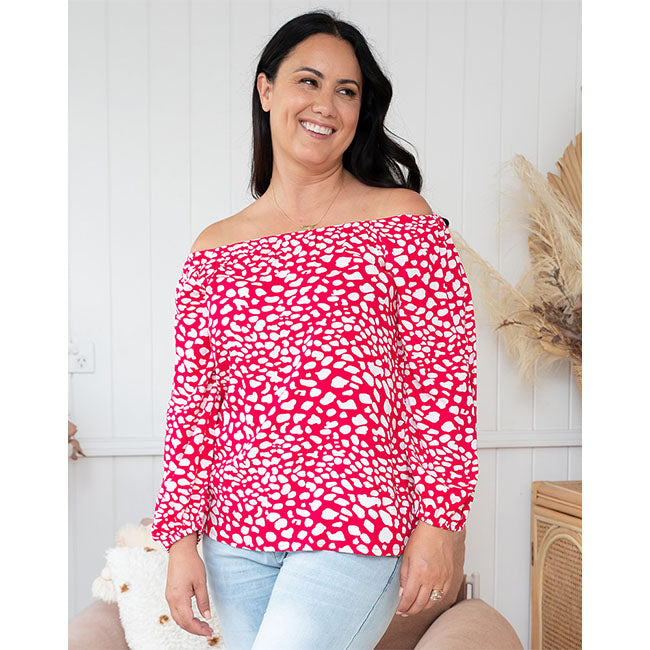 Freez Byron Top - Pink/Pebble