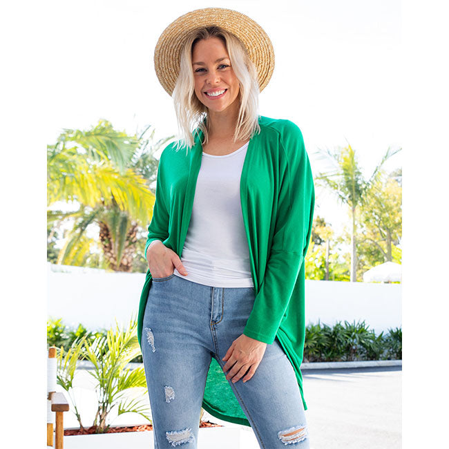 Freez Circle Cardi - Green