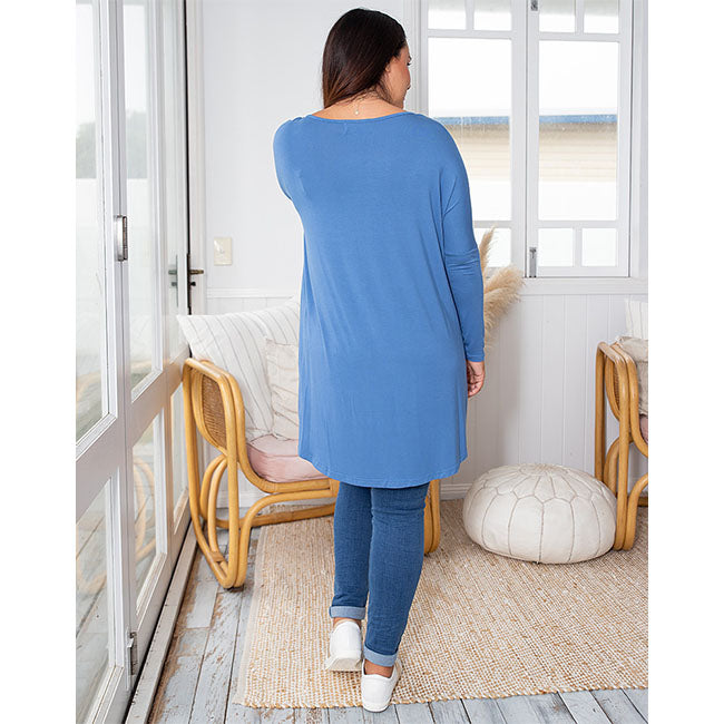 Freez Slouch Tee Blue