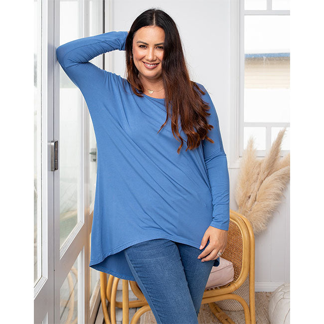 Freez Slouch Tee Blue