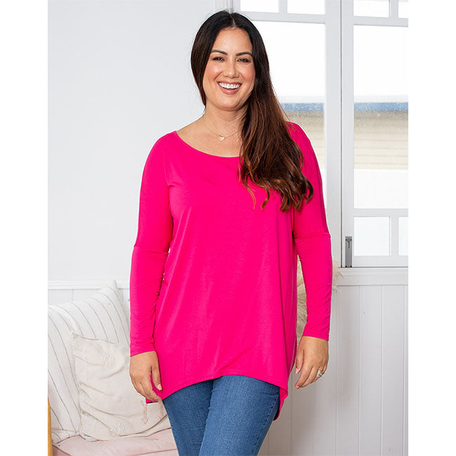 Freez Slouch Tee Pink