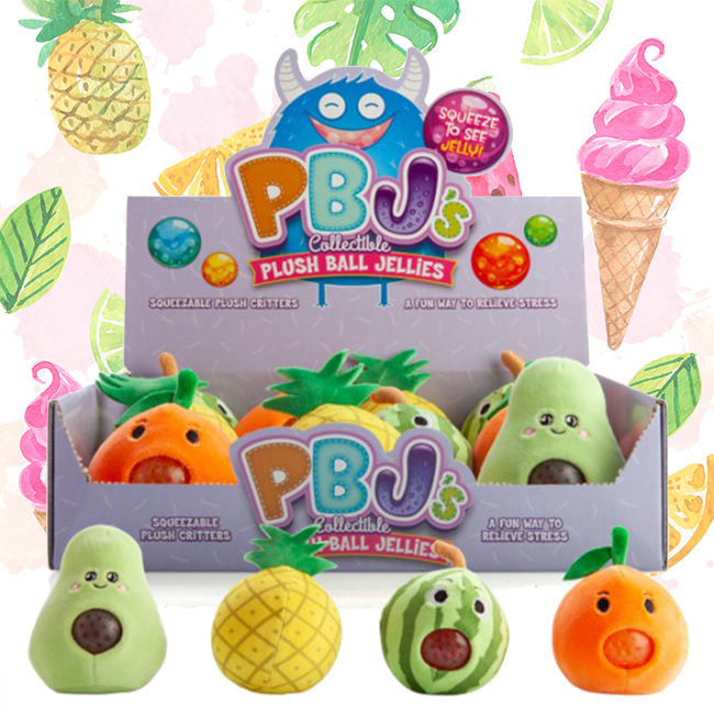 PBJ's Plush Ball Jellies - Fresh Fruits