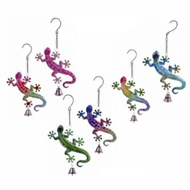 Gecko Metal Bell Garden Hanging Warning Bell