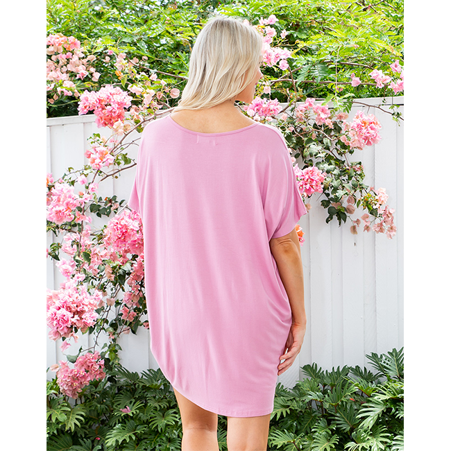 Jersey Shift Dress - Blush