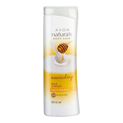 Avon Naturals Hand & Body Lotions Milk & Honey