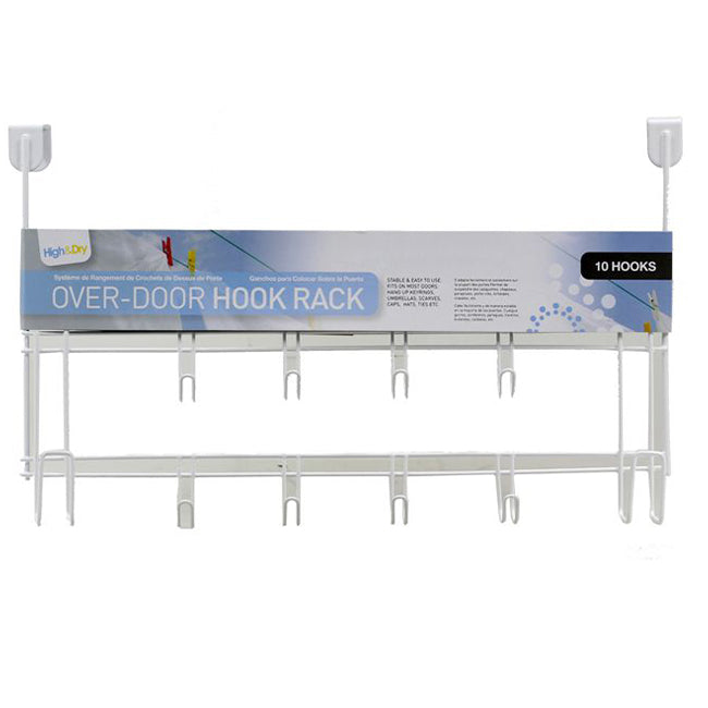 Sassy Over Door Hook Rack