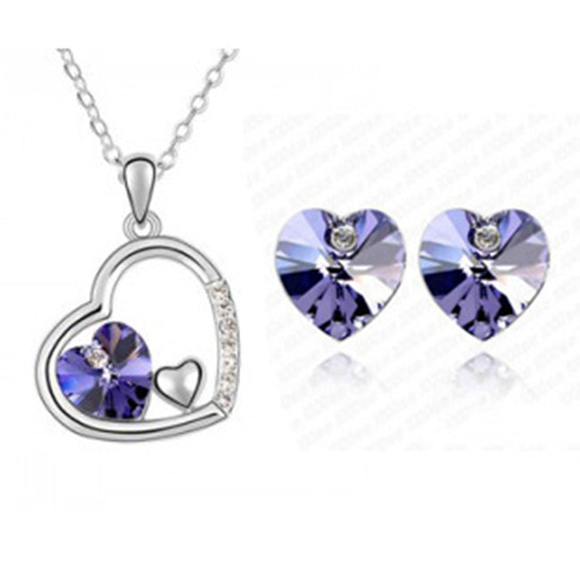 Sassy Lovely Heart Necklace Sets