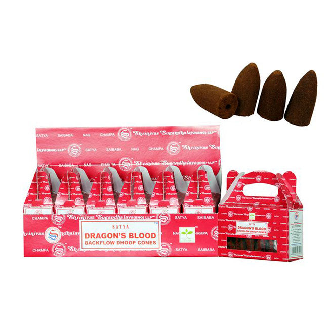 Satya Backflow Dhoop cones Dragons Blood