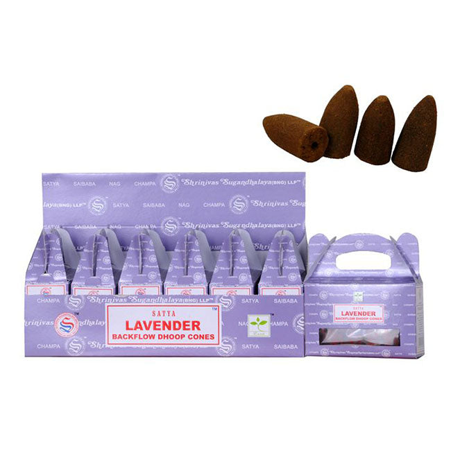 Satya Lavender Backflow Dhoop Cones