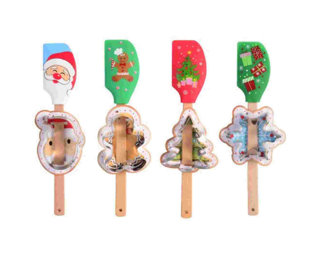 Xmas Spatula & Cookie Cutter Set