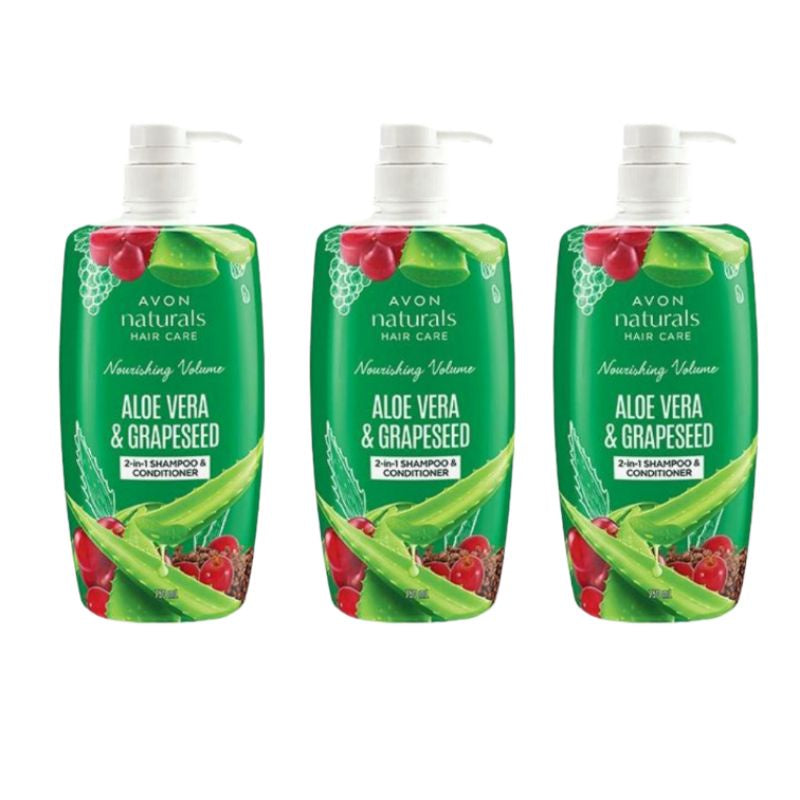 Avon Aloe Vera and Grapeseed 2 in 1 Shampoo and Conditioner