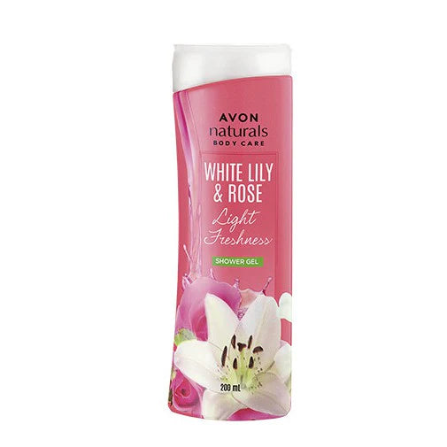Avon Naturals White Lily & Rose Shower Gel