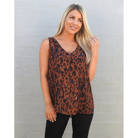 Freez Animal Print Cami