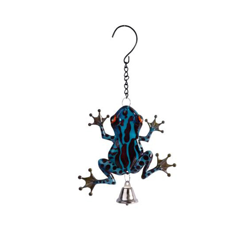 Hanging Frog Garden Bell