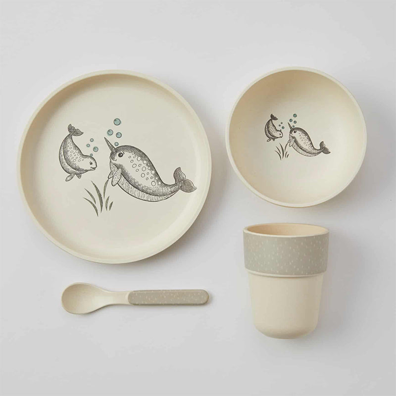 Giggle & Jiggle Bambooware Kids Dinner Set
