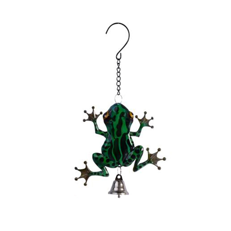 Hanging Frog Garden Bell