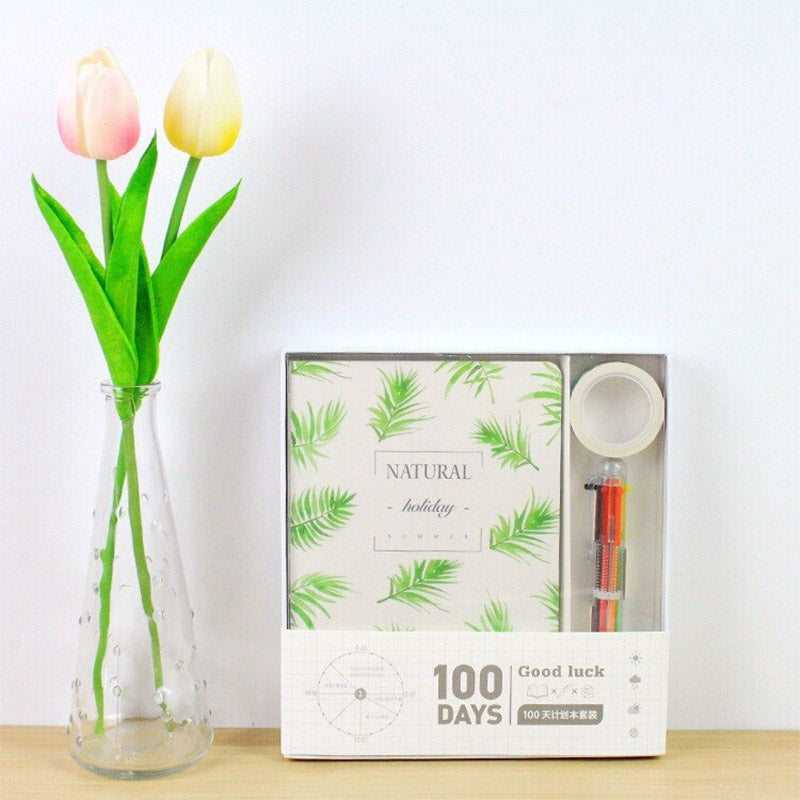 Natural Holiday Notepad and Pen