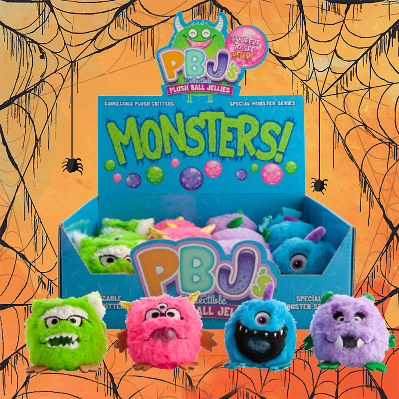 PBJ's Plush Ball Jellies - Monsters Collection